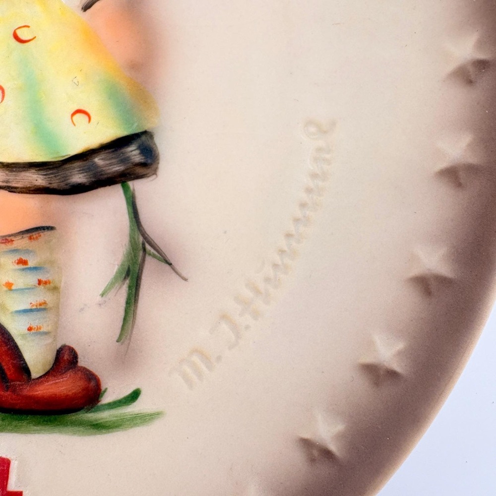 Vintage 1974 Hummel Annual Collector Plate Goebel Little Goose Wall‎ Decor - Picture 3 of 8